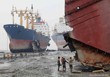 Alang, still the largest graveyard of ships Alang, still the largest graveyard of ships