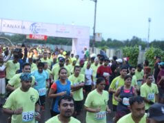 Over 4000 participants ran the Kanakia Monsoon Marathon Challenge