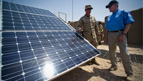The Indian defence establishment hopes to follow the example of other countries, such as the US Army, in pursuit of solar energy. / Wikimedia Commons