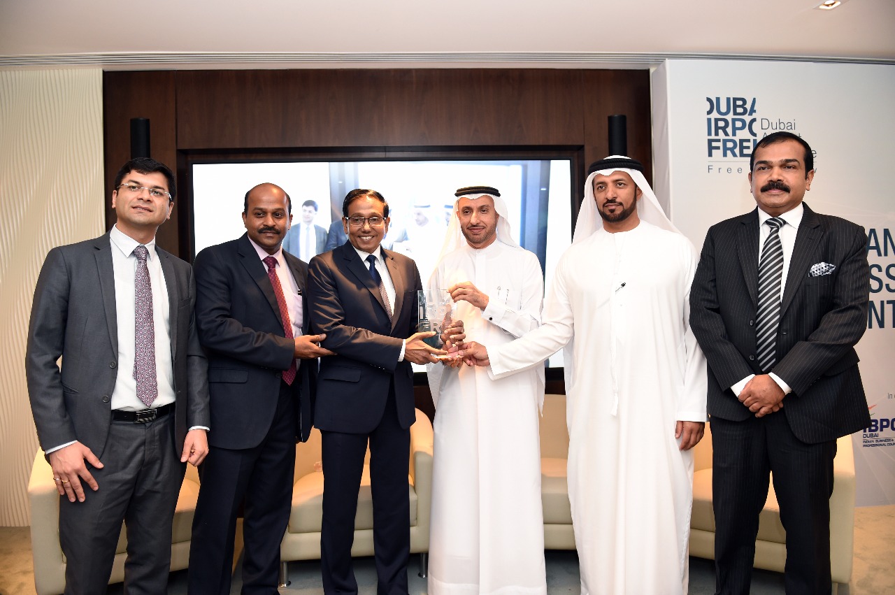 H.E. Dr. Mohammed Al Zarouni-Director General of DAFZA presenting the me...