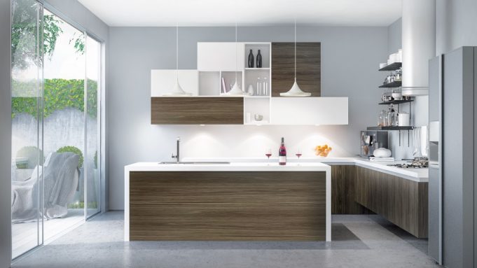 Modern domestic kitchen