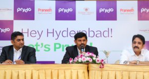 L-R, Srinivas Nidumolu, Head - Product Engineering, Narendra Kamaraju, Founder & MD, Prydo & Srikanth Chintalapati, Director Prydo