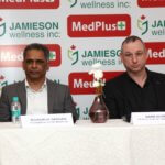 Madhukar Gangadi, Founder and CEO, MedPlus and Mark Hornick, President & CEO of Jamieson Wellness Inc.