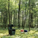 Bene-PARCS Wing Chair and pop up Stool_
