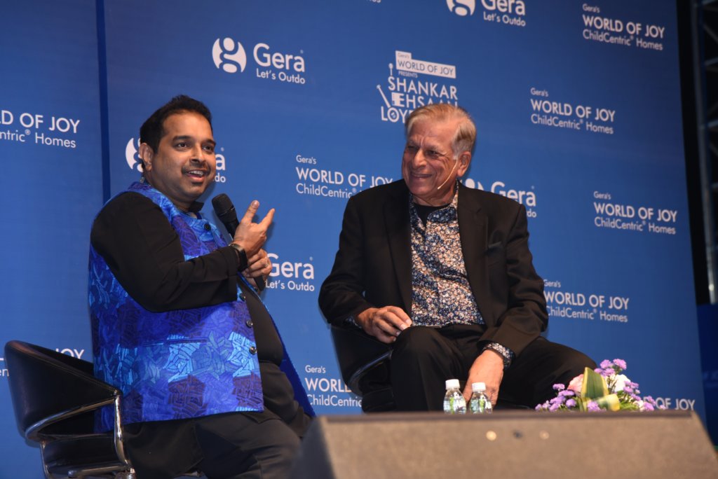 Shankar Mahadevan in a candid chat with Mr Kumar Gera, Chairman Gera Developments