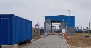 Drive through container scanner at APM Terminals Pipavav Port