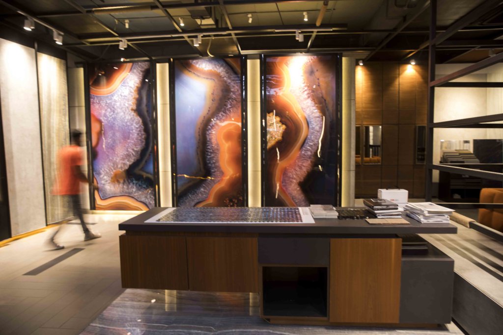 Experiential Showcase of Tiles and Stone – Shree Balaji Tiles Studio by Planet Design & Associates