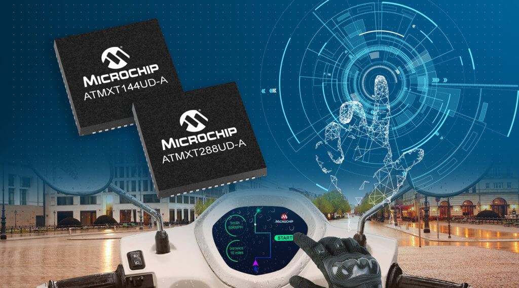 Microchip Delivers the Smallest Automotive maXTouch® Controllers for Smart Surfaces and Multi-function Displays