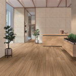 DGVT Paldao Wood Beige_Reception Area Ambiance_Inspire GVT Floor Tiles_195x1200 MM