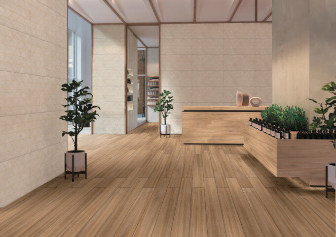 Orientbell Tiles launches a new range of plank tiles Wood-like vitrified tiles