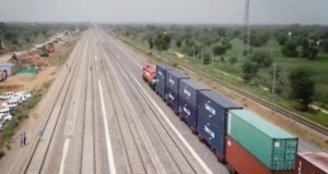 PM inaugurates new Bhaupur-Khurja section of Eastern Dedicated Freight Corridor