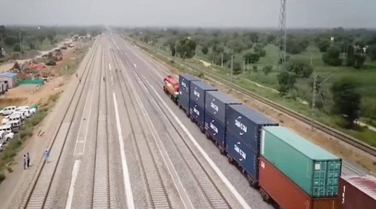 PM inaugurates new Bhaupur-Khurja section of Eastern Dedicated Freight Corridor