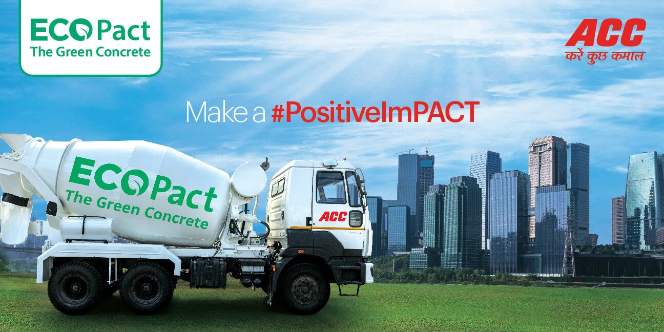 ACC RMX first in India to launch ECOPact- the Green Concrete to create a Sustainable #PositiveImPACT