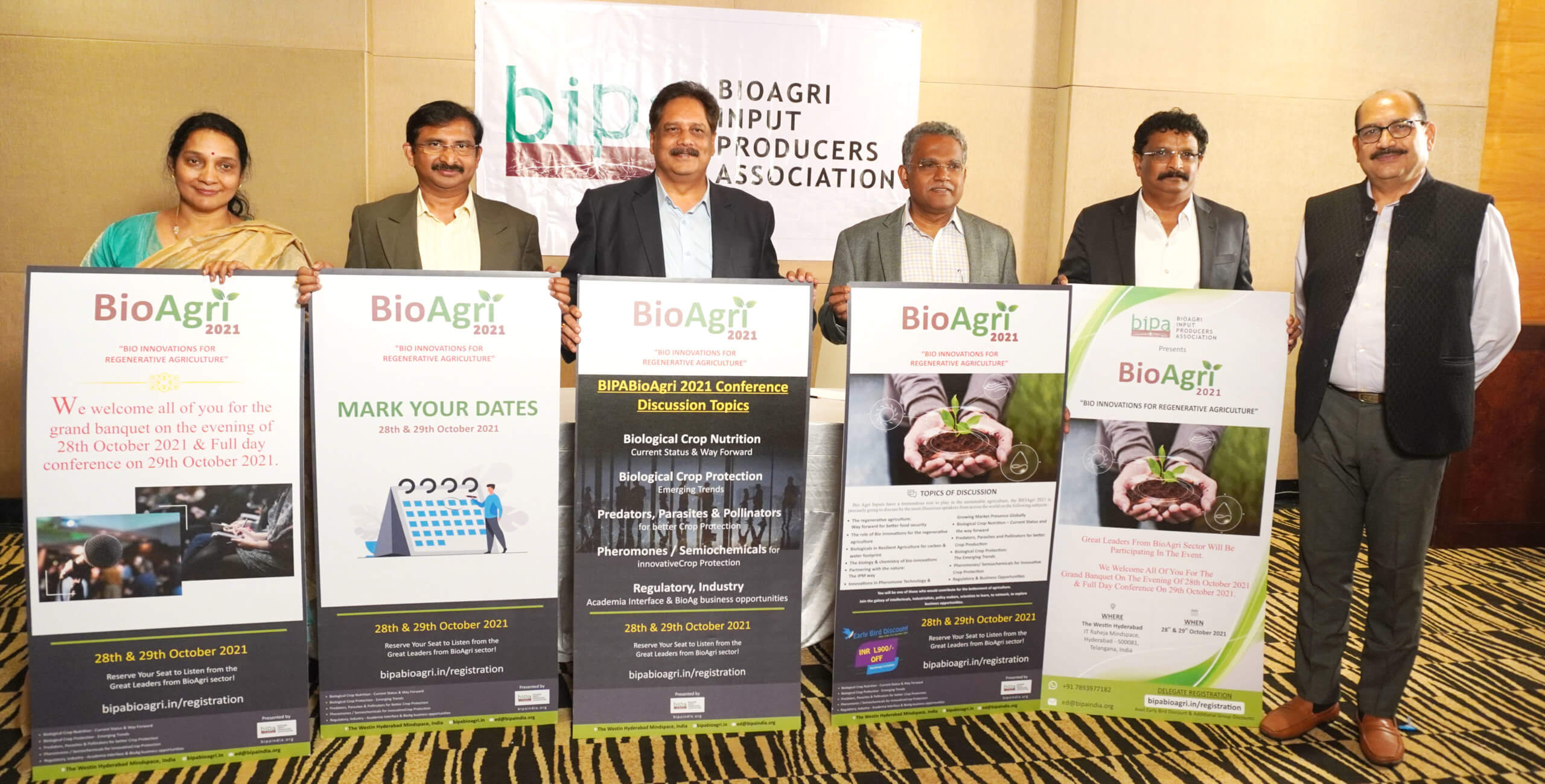 The biggest ever Bio-Agri conference in India will be held in Hyderabad on 28th and 29th October