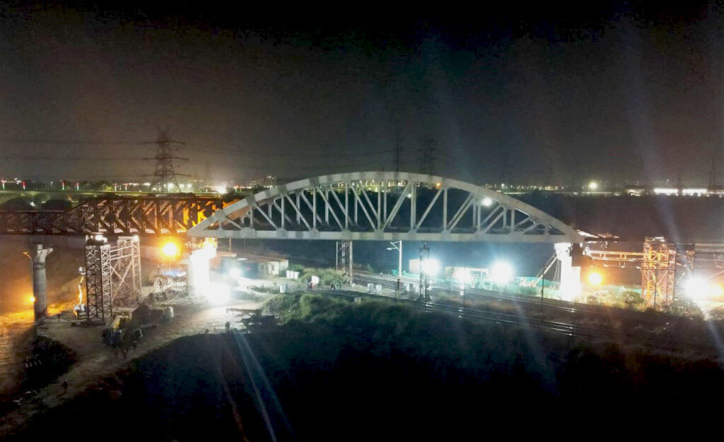 First Special steel Span of RRTS corridor completed in Ghaziabad