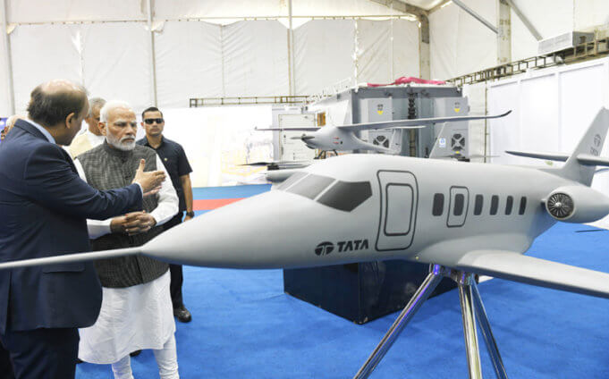 PM lays foundation stone for aircraft manufacturing facility in Vadodara