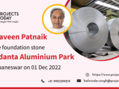 CM Naveen Patnaik laid the foundation stone for Vedanta Aluminium Park in Bhubaneswar