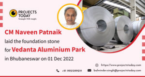 CM Naveen Patnaik laid the foundation stone for Vedanta Aluminium Park in Bhubaneswar