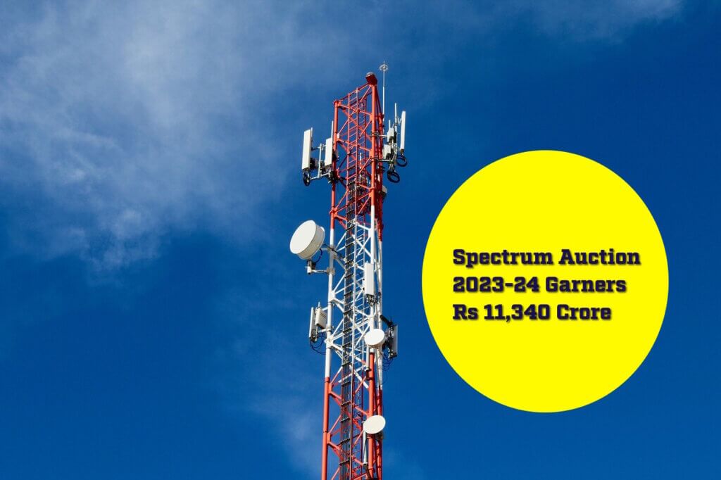 Spectrum Auction 2023-24 Garners Rs 11,340 Crore | India's first News ...