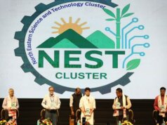 Union Minister for Communications and Development of North Eastern Region Jyotiraditya Scindia inaugurated the North Eastern Science & Technology (NEST) Cluster and lays foundation stone for Rs 635 crore development projects in Assam