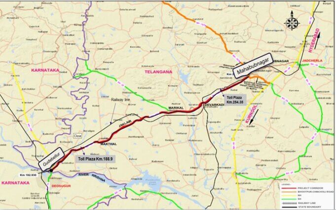 Gudebellur to Mahabubnagar