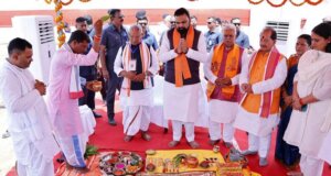 Union Minister for MSME Shri Jitan Ram Manjhi and Bihar Chief Minister Shri Samrat Choudhary Lay Foundation Stone for Technology Centre, Gaya Ji