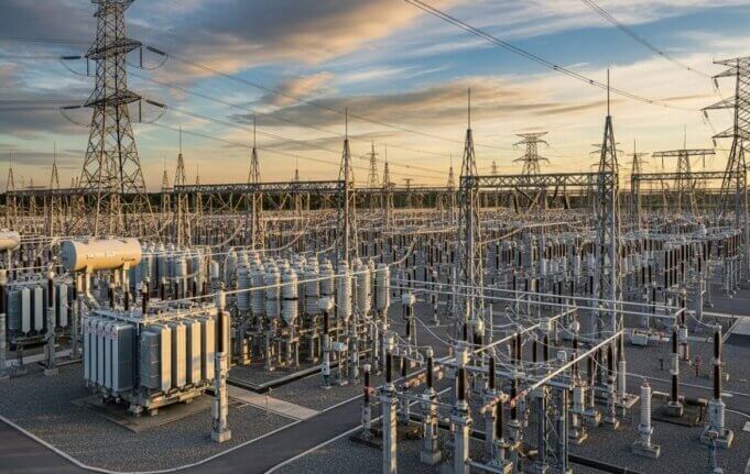 transmission line substation