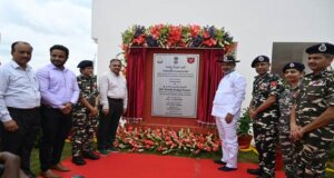Union Minister of State for Home Affairs Shri Bandi Sanjay Kumar inaugurates 48 newly constructed family quarters at Sashastra Seema Bal (SSB) campus in Ibrahimpatnam, Hyderabad.